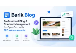 Barik Blog - Professional Blog & Content Management for OpenCart