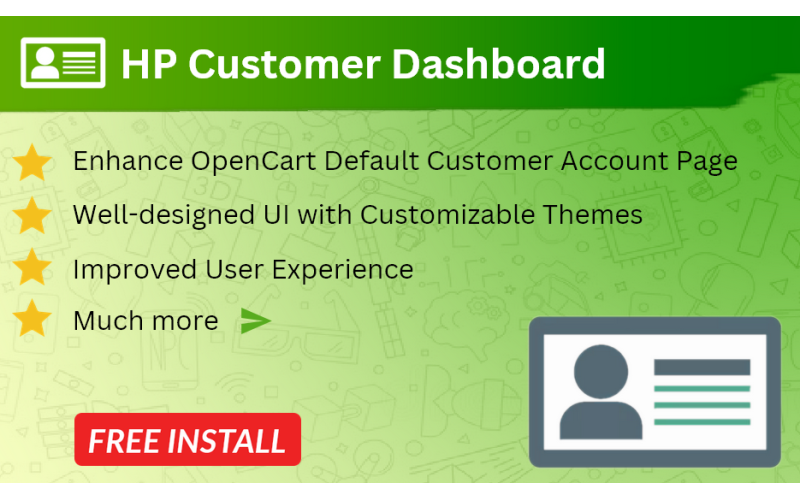 Bariklabs Customer Dashboard OpenCart
