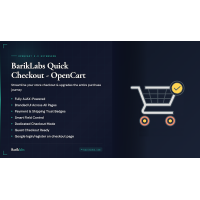 Bariklabs Quick Checkout OpenCart