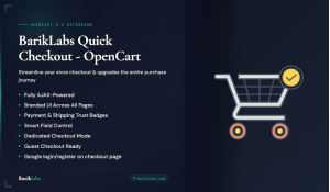 Bariklabs Quick Checkout OpenCart