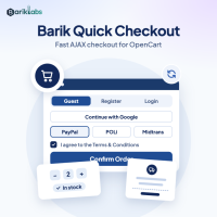 Bariklabs Quick Checkout OpenCart