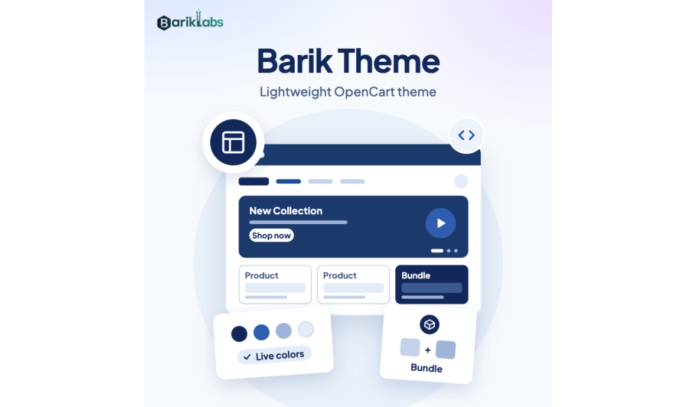 Bariklabs - Modern Lightweight Multipurpose Opencart Theme