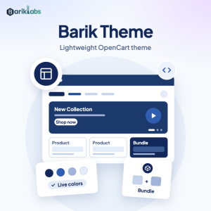 Bariklabs - Modern Lightweight Multipurpose Opencart Theme