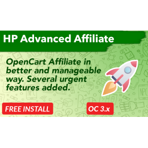 Bariklabs Advanced Affiliate Marketing Management Opencart