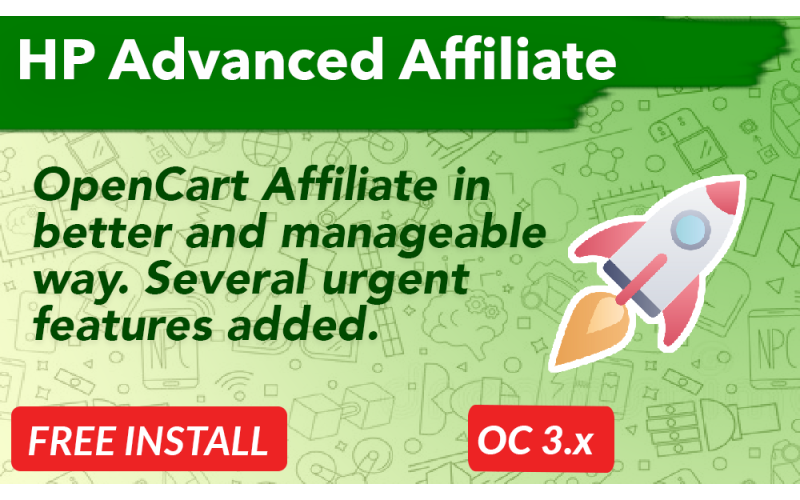 Advanced Affiliate Marketing Management Opencart