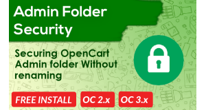 Bariklabs Admin Folder Security OpenCart