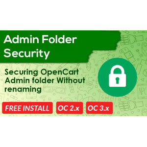 Bariklabs Admin Folder Security OpenCart
