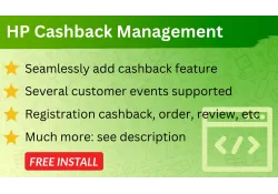 Bariklabs Cashbacks Management OpenCart