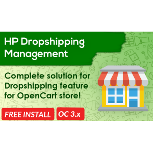 Bariklabs Dropshipper Registration and Management OpenCart