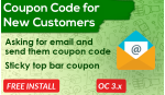 Bariklabs New Customer Discount Extension Opencart