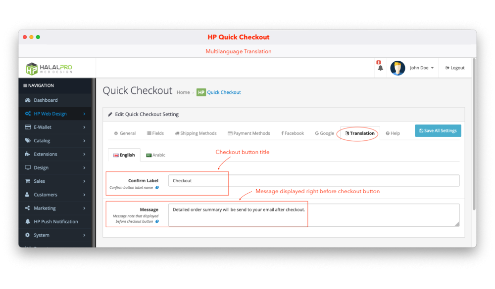 Bariklabs Quick Checkout with Social Login Register OpenCart screenshot 19