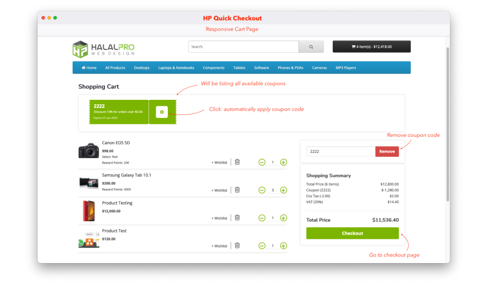 Bariklabs Quick Checkout with Social Login Register OpenCart screenshot 2
