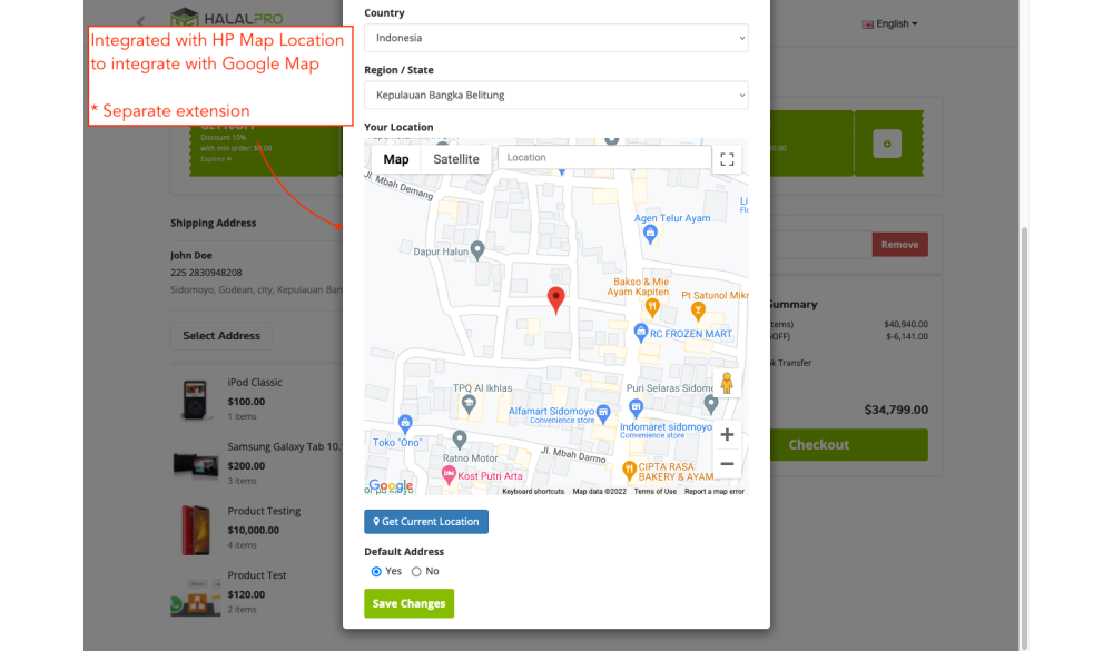 Bariklabs Quick Checkout with Social Login Register OpenCart screenshot 8