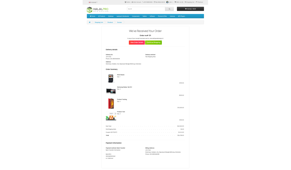 Bariklabs Quick Checkout with Social Login Register OpenCart screenshot 11