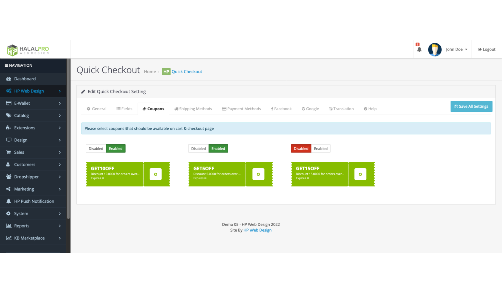 Bariklabs Quick Checkout with Social Login Register OpenCart screenshot 12