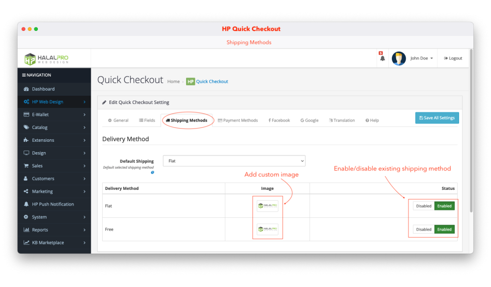 Bariklabs Quick Checkout with Social Login Register OpenCart screenshot 15