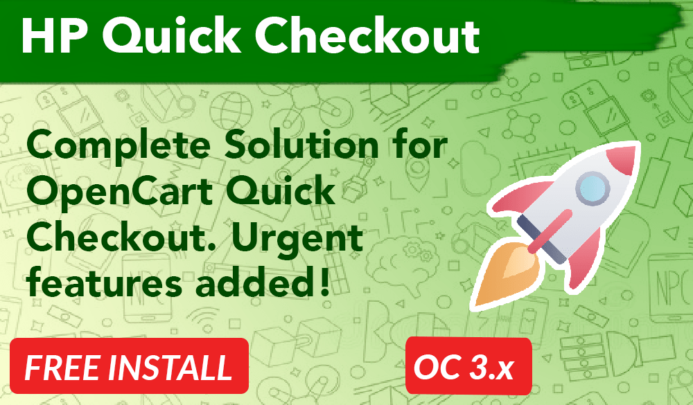 Bariklabs Quick Checkout with Social Login Register OpenCart