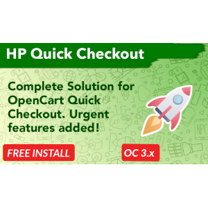 Bariklabs Quick Checkout with Social Login Register OpenCart