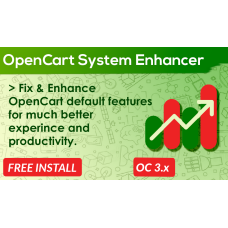 System Enhancer for Sales and Productivity Opencart