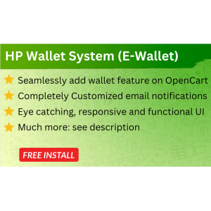 Bariklabs Smart E-Wallet System Opencart