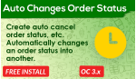 Bariklabs Auto Change / Auto Cancel Order Status OpenCart
