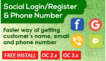 Bariklabs Social Login Register PRO OpenCart