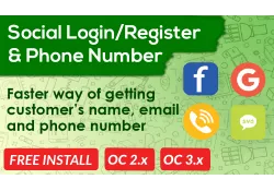 Bariklabs Social Login Register PRO OpenCart