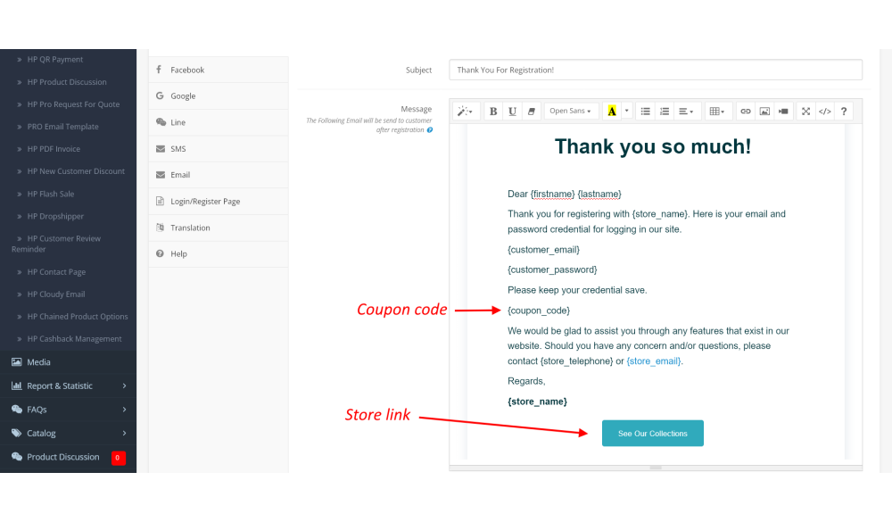 Bariklabs Social Login Register PRO OpenCart screenshot 14