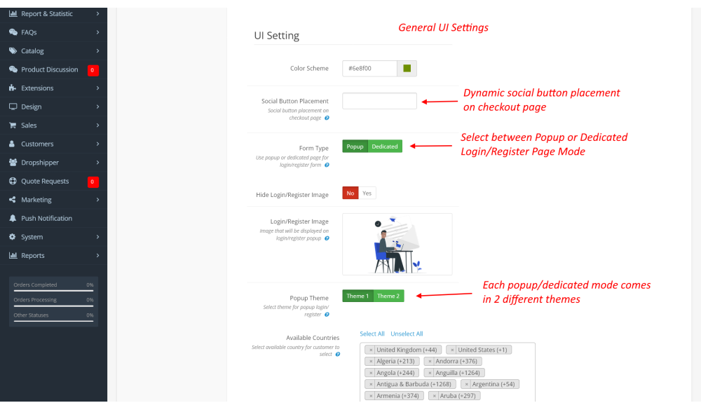 Bariklabs Social Login Register PRO OpenCart screenshot 12