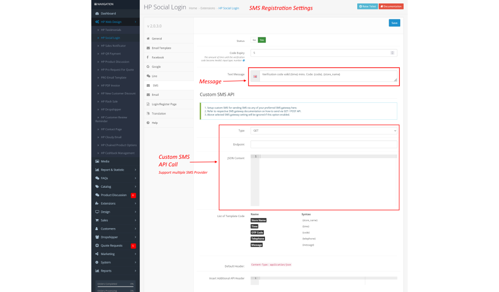 Bariklabs Social Login Register PRO OpenCart screenshot 15