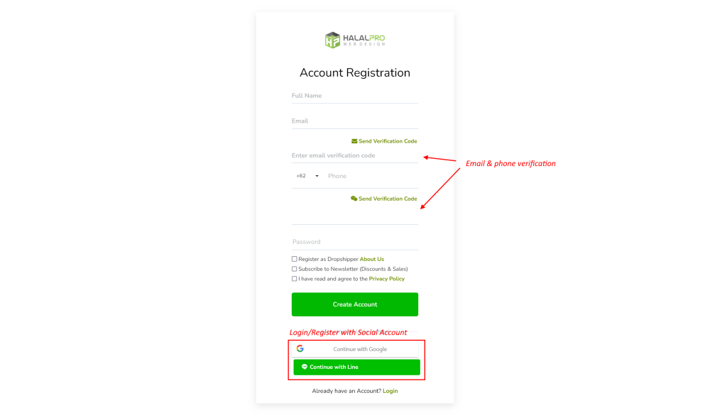 Bariklabs Social Login Register PRO OpenCart screenshot 8