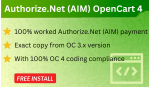 Bariklabs Authorize.Net (AIM) for OpenCart 4