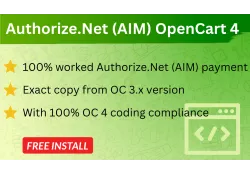 Bariklabs Authorize.Net (AIM) for OpenCart 4