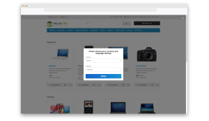 Bariklabs Language And Currency Selector OpenCart