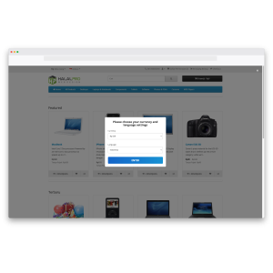 Bariklabs Language And Currency Selector OpenCart