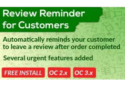 Bariklabs Customer Review Reminder Opencart