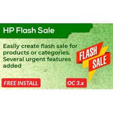 Flash Sale Products Opencart