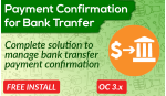 Bariklabs Payment Confirmation for Bank Transfer OpenCart