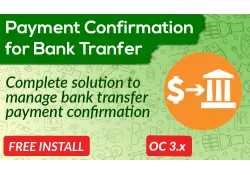 Bariklabs Payment Confirmation for Bank Transfer OpenCart