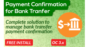 Bariklabs Payment Confirmation for Bank Transfer OpenCart
