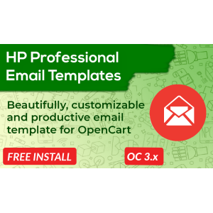 Bariklabs PRO Email Template for OpenCart 