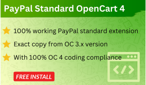 Bariklabs PayPal Standard for OpenCart 4
