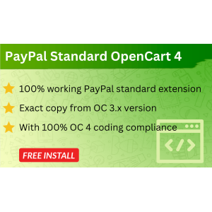 Bariklabs PayPal Standard for OpenCart 4