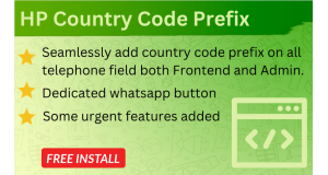 Bariklabs Country Code WIth Country Flag Selector OpenCart