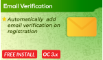 Bariklabs Email Verification OpenCart