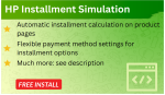 Bariklabs Bank Installment Simulation OpenCart