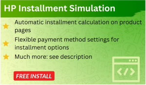 Bariklabs Bank Installment Simulation OpenCart