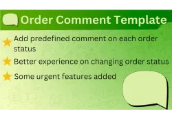 Bariklabs Order Comment Template OpenCart