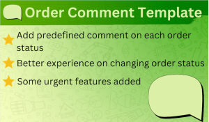 Bariklabs Order Comment Template OpenCart