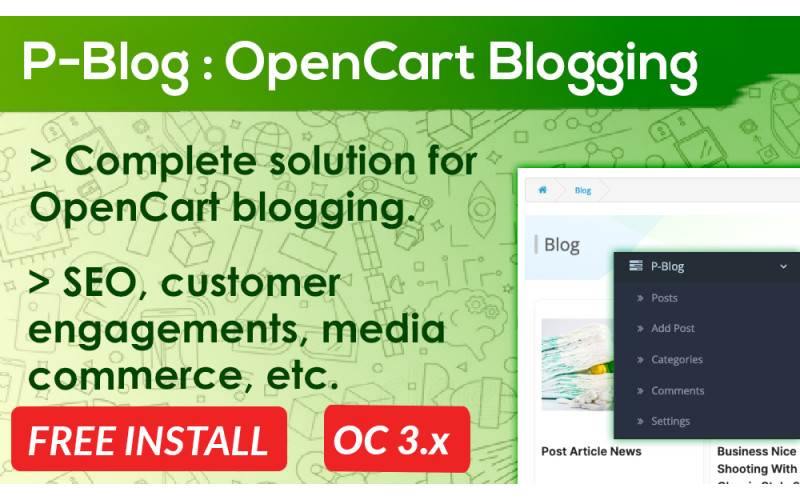 F Blog - Advanced OpenCart Blog